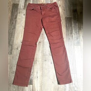Prana used Dark Rust Orange Skinny Jeans (size 8/29)